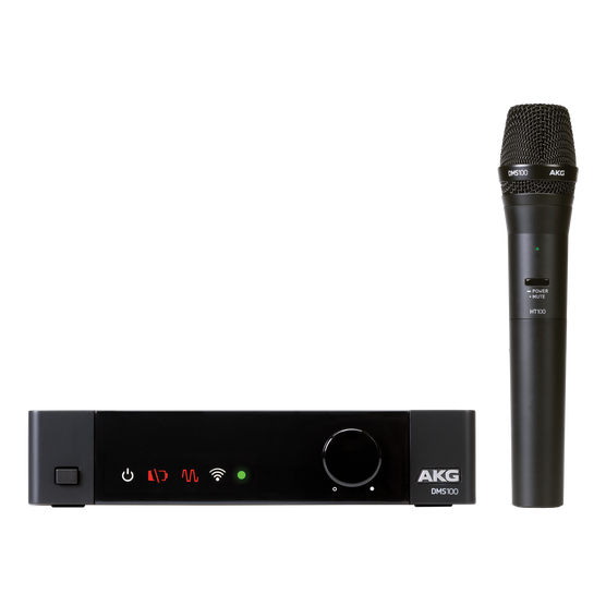 AKG Single Channel Wireless With HH Mic - Digital 2.4GHZ Up To 4 Systems