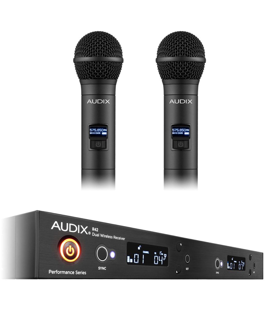 AUDIX Dual Channel Wireless With Two H60/Om2 Hh Mics (522-554 Mhz)