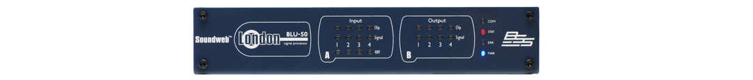 BSS 4x4 Signal Processor with BLU link 4 Analog Mic/line Input 4 Analong Output