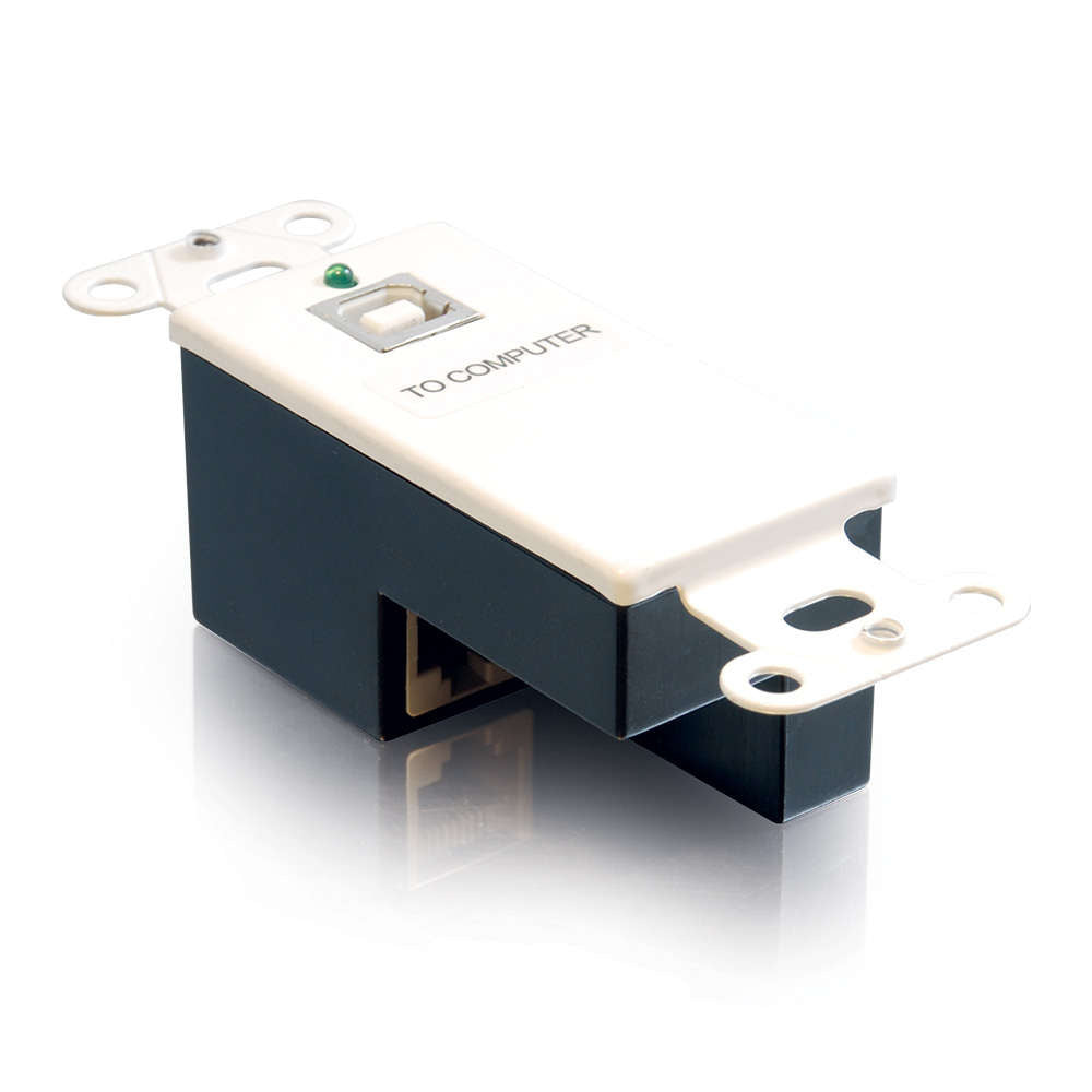C2G USB 1.1 Over Cat5 Superbooster™ Extender Wall Plate Transmitter - LIMITED AVAILABLITY