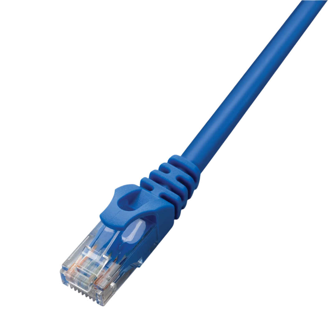 VANCO Cat6 1' Network Patch Cable 500 Mhz Blue