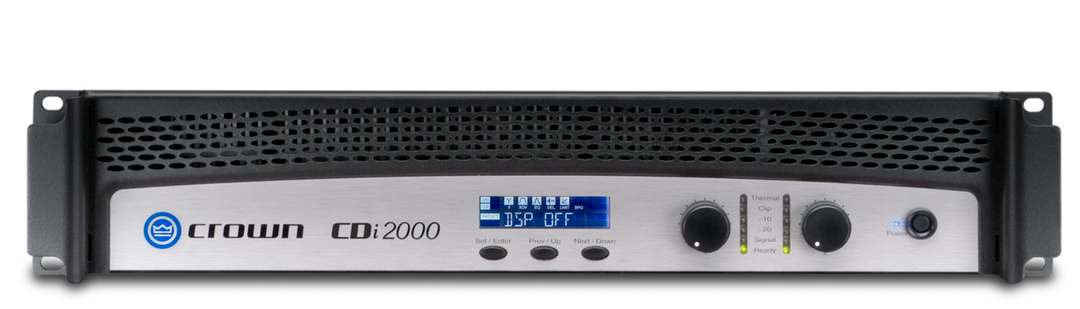 CROWN 2 Channel X 800w @ 4? - 70v Power Amplifier +DSP 2RU