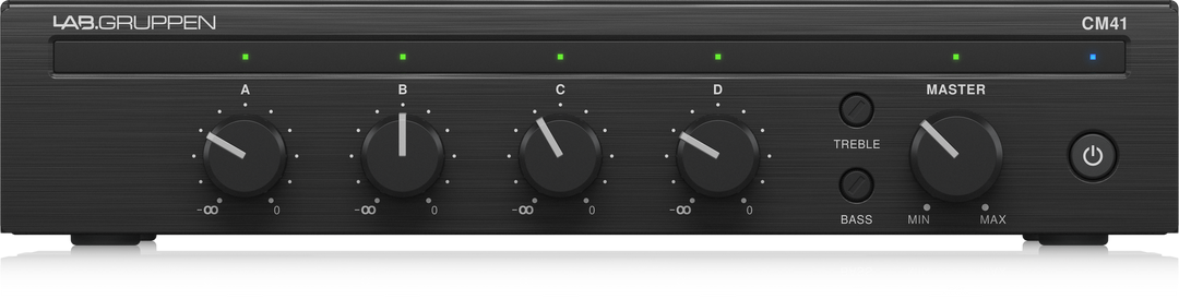 LAB GRUPPEN Commercial Mixer With 4 Inputs And 1 Output