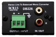 ROLLS Stereo Line To Balanced Mono Converter