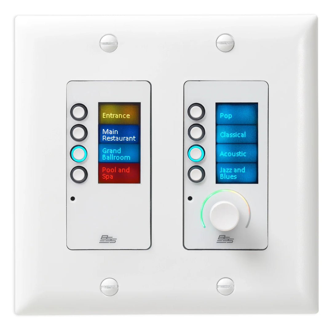 BSS Ethernet Controller With 8 Buttons And Volume (White - Us)