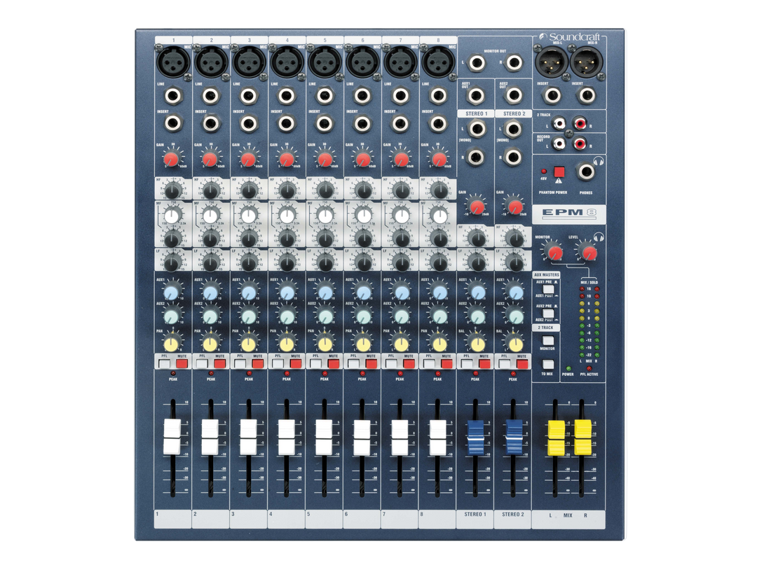 SOUNDCRAFT EPM8 10 Channel Analog Mixer
