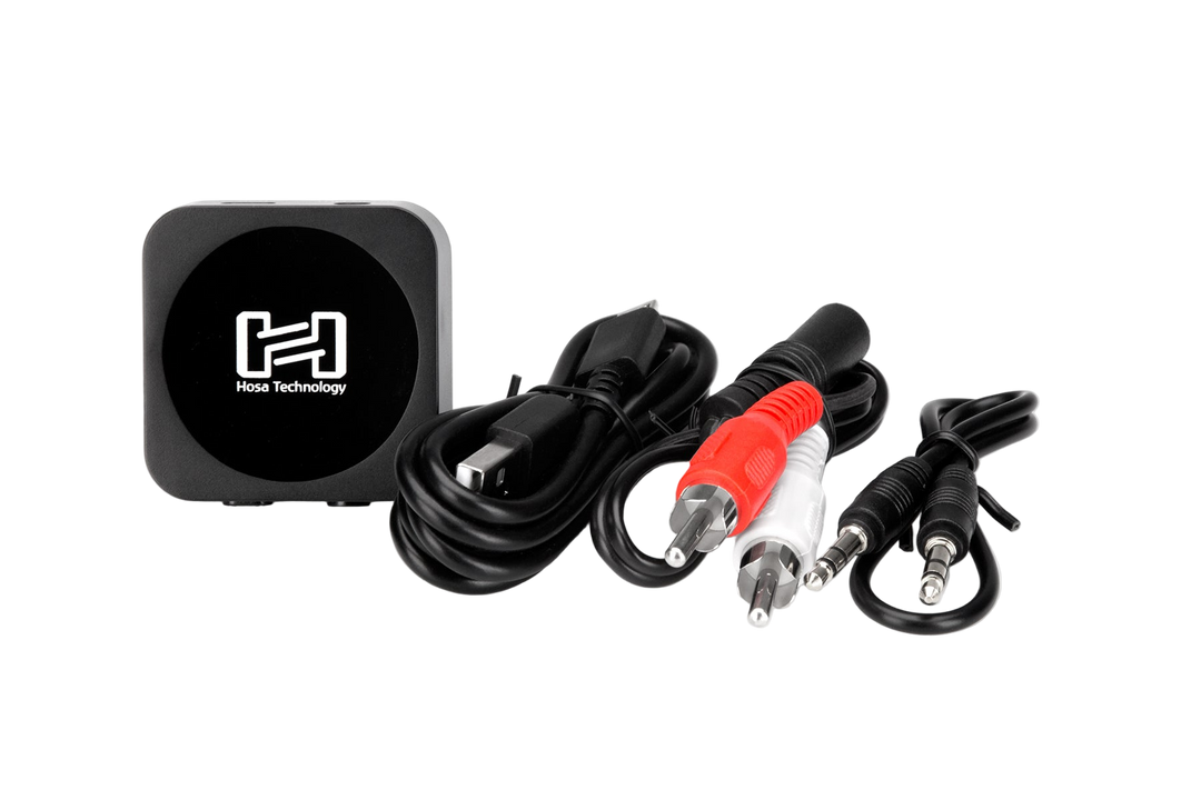 HOSA Drive Bluetooth Audio Interface Transmitter/Receiver Stereo 3.5 mm TRS Jack
