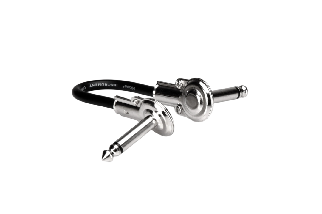 HOSA Guitar Patch Cable Low-Profile Right-Angle To Same 6"
