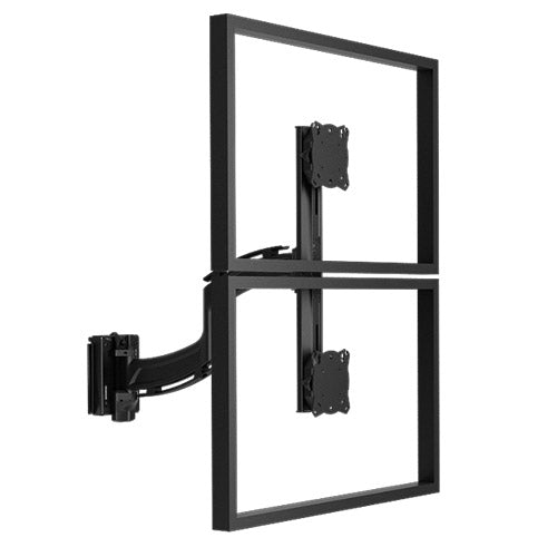 Chief Kontour™ K4 1x2 Vertical Focal Depth-Adjustable Array, Slat-Wall Mounted
