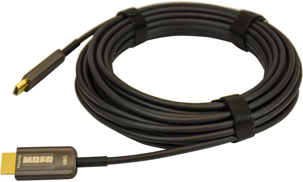 TECHLOGIX 50' 15M MOFO 8K HDMI Cable Fiber 2.1 48gbps Plenum 8K60hz