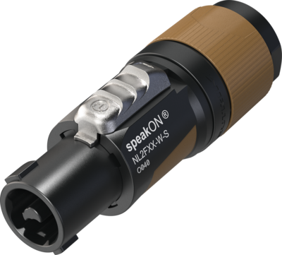 HOSA Neutrik Connector 2-pole speakON