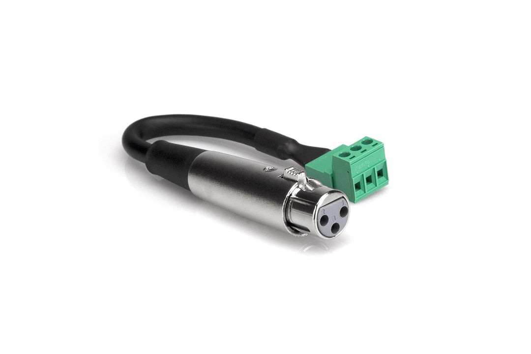 HOSA Adaptor XLR3F To PHX3M 6"