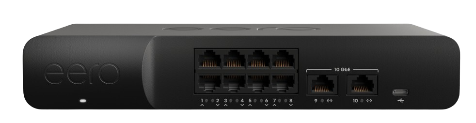 EERO eero PoE Gateway 10 Port Router & PoE Switch Wired Wi-Fi 6 100W PoE Power
