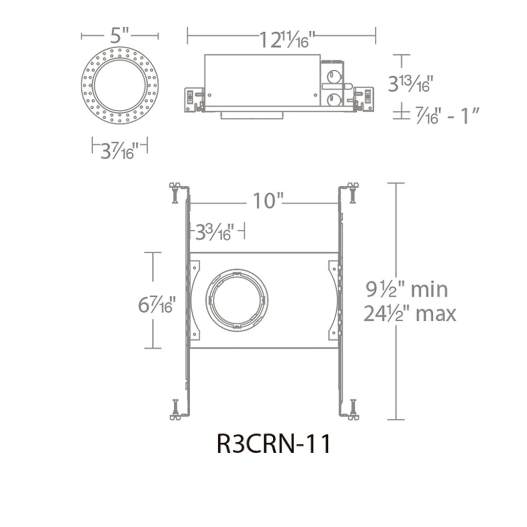 WAC R3crn11930 Oculux Architectural Led Module Aluminum Recessed Downlights