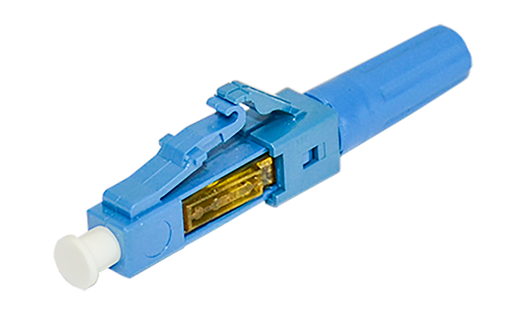 TECHLOGIX Single Mode LC Click-On Connector (OS1, OS2 Fiber)