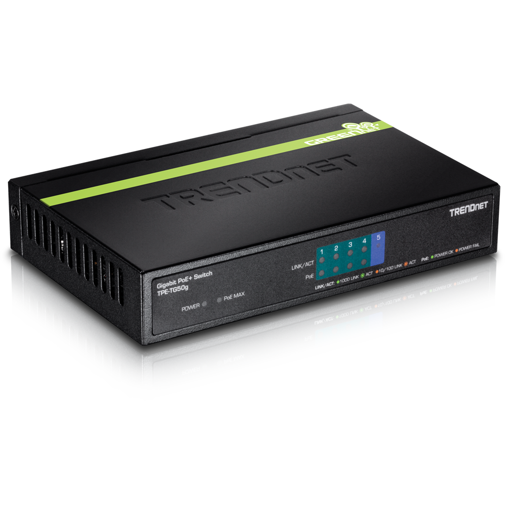 TRENDNET 5-Port Gigabit Poe+ Switch (31w)