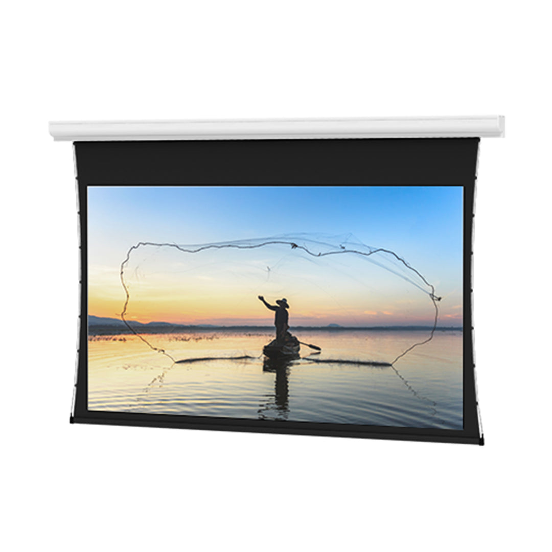 Da-Lite Tensioned Designer Contour Electrol, 54" x 96" with Da-Mat - 14538