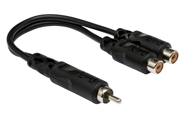 HOSA Y Cable RCA To Dual RCAF