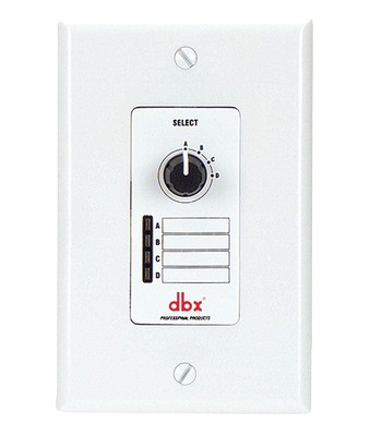 DBX Wall Mounted, Program Selecter Zone Controller