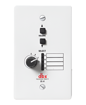 DBX Wall Mounted Up/Down Volume Controller