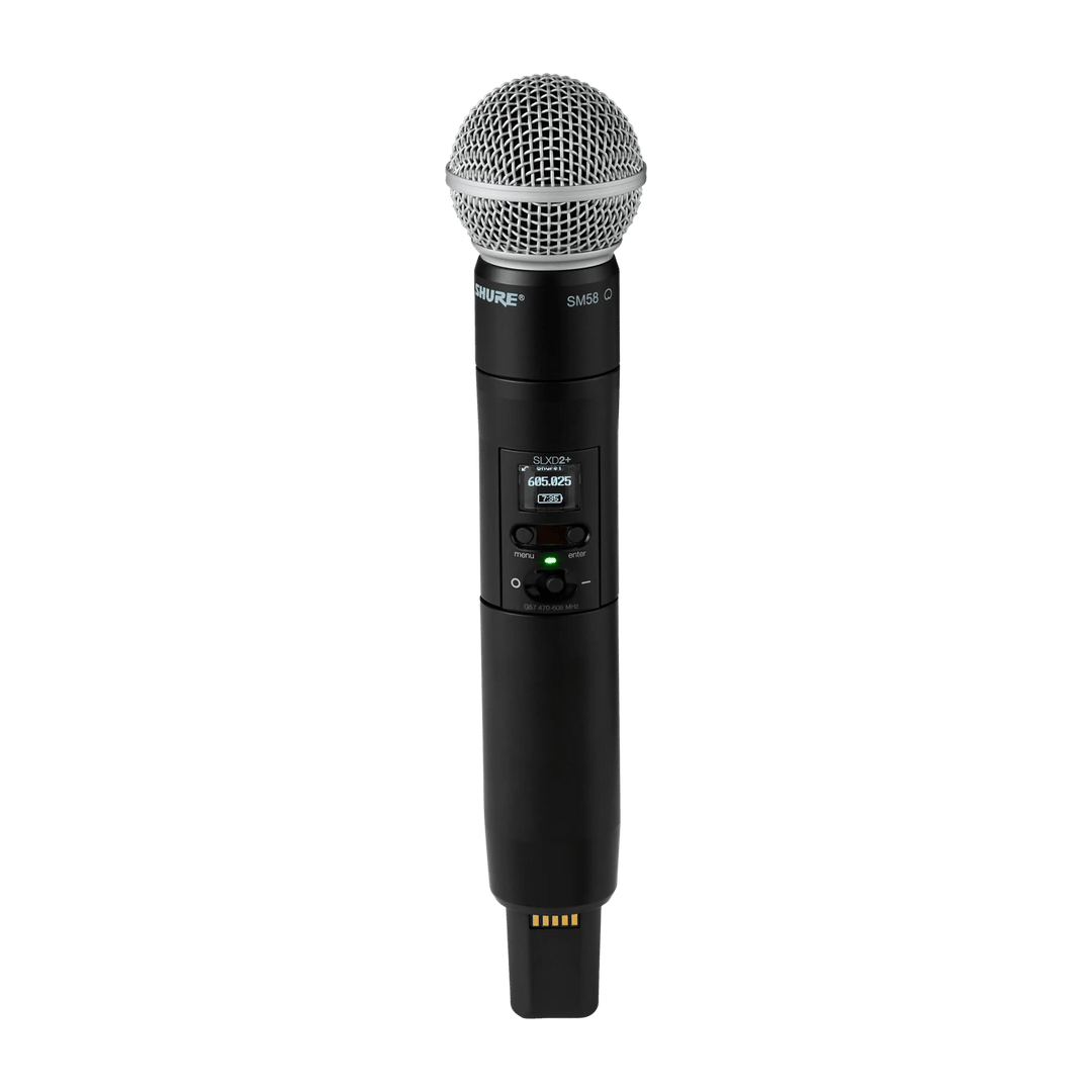 Shure SLXD124+/85M Digital Wireless Combo Microphone System (G57: 470 to 608 MHz)