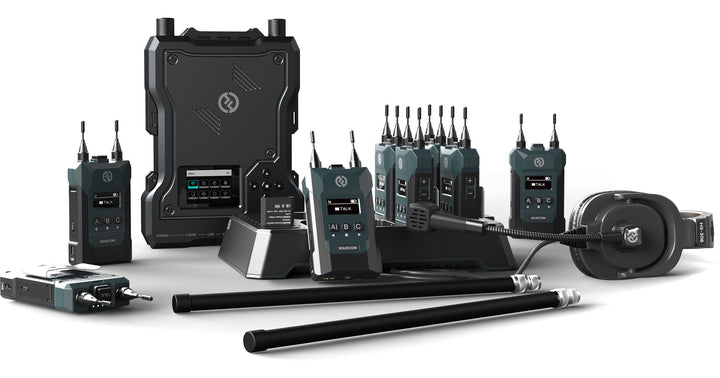 Hollyland Solidcom M1 Full-Duplex Wireless Intercom Solution (8 Beltpacks)