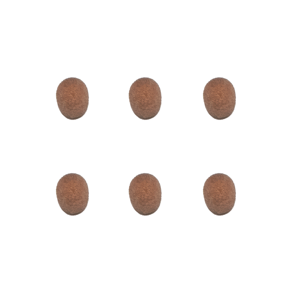 THOR AV Replacement Windscreens for SHADOW SH20 Headset Microphone (6-Pack)