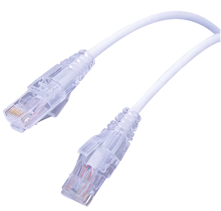 VANCO Super Slim Cat6 3' White