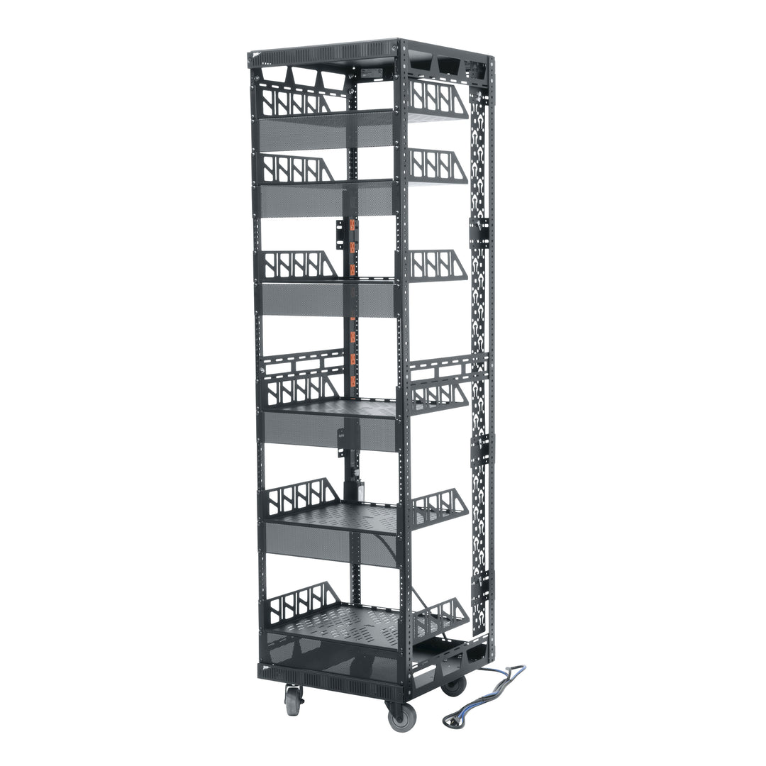 Middle Atlantic 37 RU Pre-Configured Slim 5 Series 19-1/8 Inch Wide Rack Frame, 20 Inches Deep