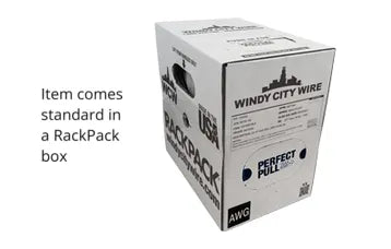 Windy City Wire CAT6ASP-WHT 23 AWG 4 Pair Shielded Plenum Category 6 White Jacket