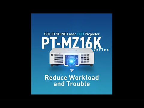 Panasonic PT-MZ16KU 3LCD SOLID SHINE Laser Projector (16,000 Lumens)
